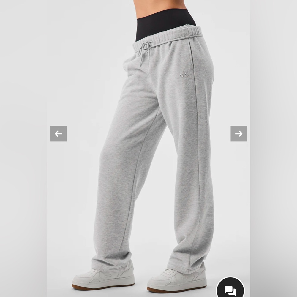 Alo Accolade Hoodie and Sweatpants Size Medium Grey